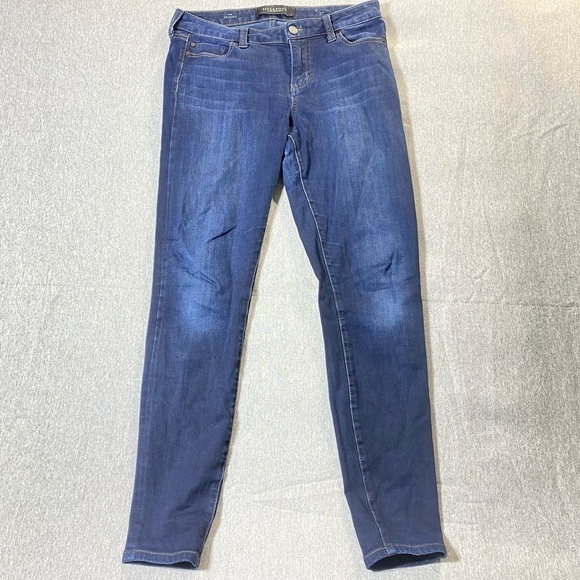 Liverpool Jeans Women's 4 The Ankle Skinny Blue Stretch Mid Rise Casual Denim - Picture 1 of 12